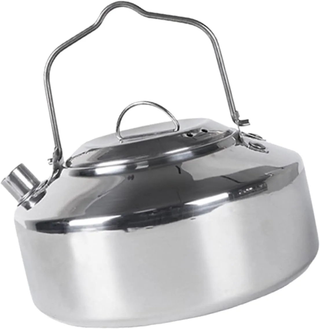 GLEAVI Outdoor Accessories Stainless Steel Water Pot Camping Tea Kettle Large Capacity Easy to Carry