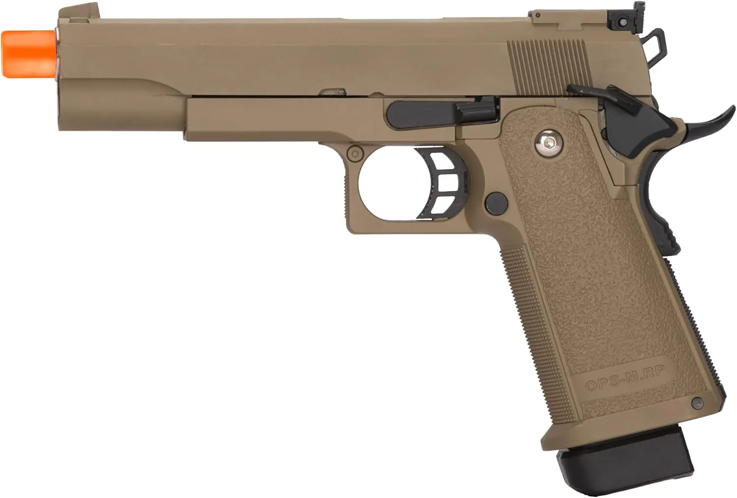 Golden Eagle Steel Airsoft Hand Gun Hi-Capa 1911 Airsoft Pistol with 6mm BBS and Speed Loader