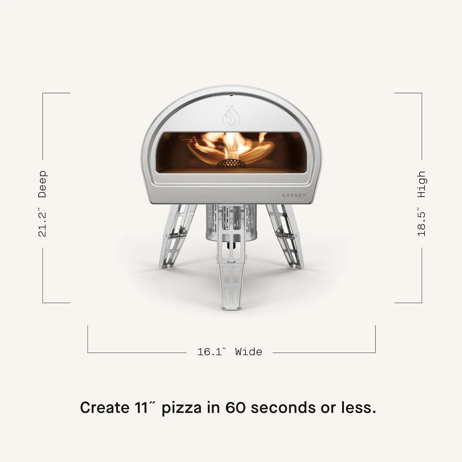Gozney Roccbox Outdoor Pizza Oven, Green, Portable, Gas & Wood Fired, Restaurant-Grade