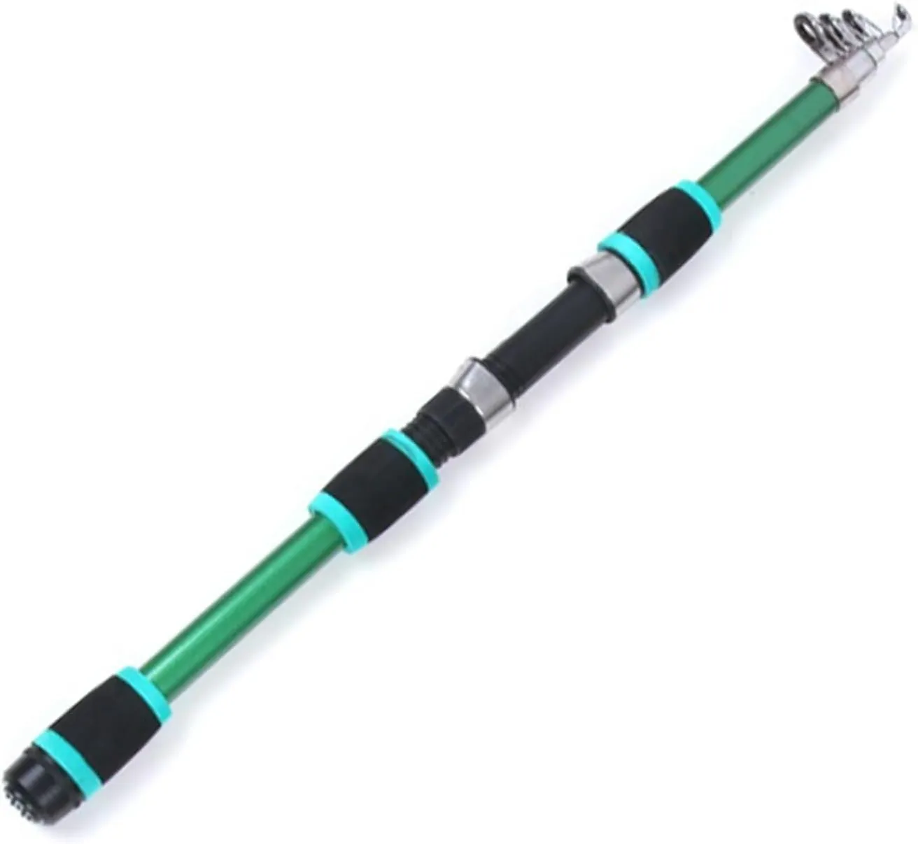 GRFIT Fishing Rod Feeder Telescopic Fishing Rod, Hard FRP Carbon Fiber, Portable Swivel Pole for Carp, Sea Boat Travel Portable Fishing Rod