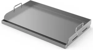 Griddle for Gas Grill, 25"x 16” Universal Fry Pan Metal Flat Top Griddle Plate for Gas Stove/Charcoal/Electric/Gas Grill, Large Stove Top Griddle Insert for Camping, Tailgating and Parties