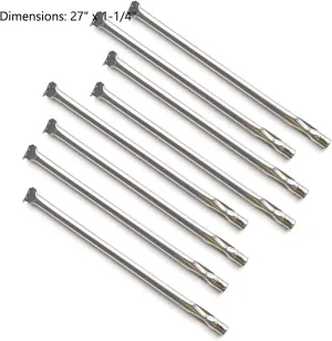 Grill Burner for Magikitch'n Magicater LPAGA-30, LPAGA-60, LPCGA-30, LPCGA-60, LPG-30, LPG-60, NPG-30, NPG Gas Models, 8-Pack