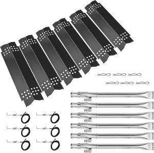 Grill Heat Plates and Burner Tubes-Replacement Parts for Home Depot Nexgrill 720-0830H,5 Burner 720-0888,720-0888N,720-0882S,6 Burner 720-0898 Gas Grill(6 Pack)