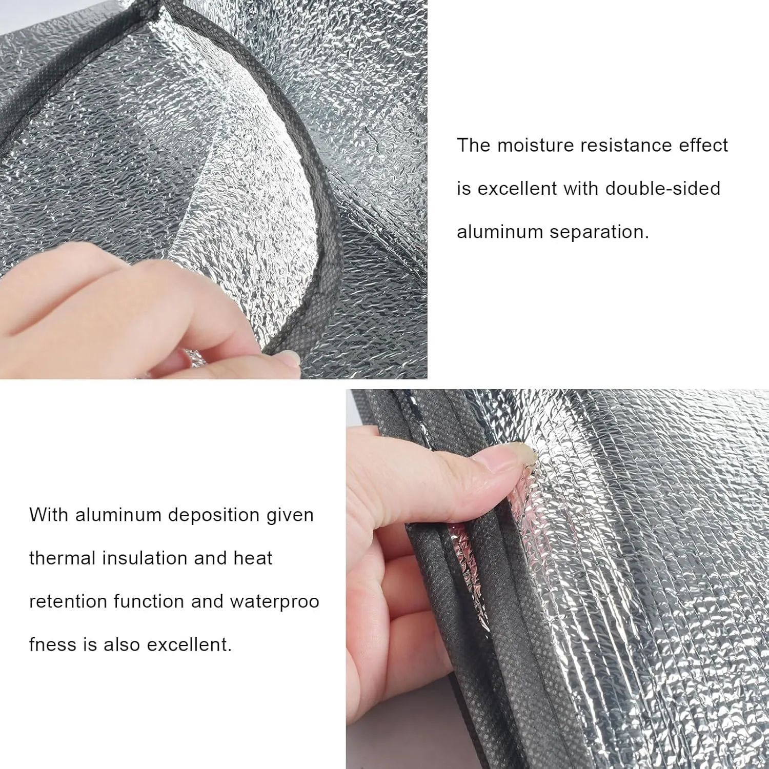 Ground Mat Camping Aluminum Mat 200 X 200 cm Double-Sided Foam Insulating y Aislante Thermal Waterproof Foldable Sleeping Mat Tent Pad Ultralight Floor Mat