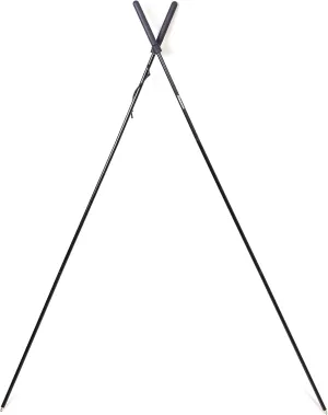 Hammers Lightweight Bungee Shock Corded Foldable Shooting Hunting Cross Stick Bipod Stix Collapsible with Carbide Tip