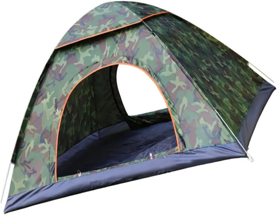 HANABASS Leisure Camping Tent Fully Automatic Quick Opening 3-4 Person Waterproof Uv Protection Portable