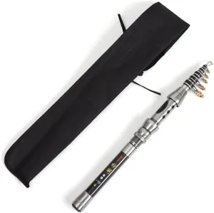 HANABASS Sea Fishing Rod Telescopic Pole Carbon Fiber Tube Mini Portable Spinning Rod