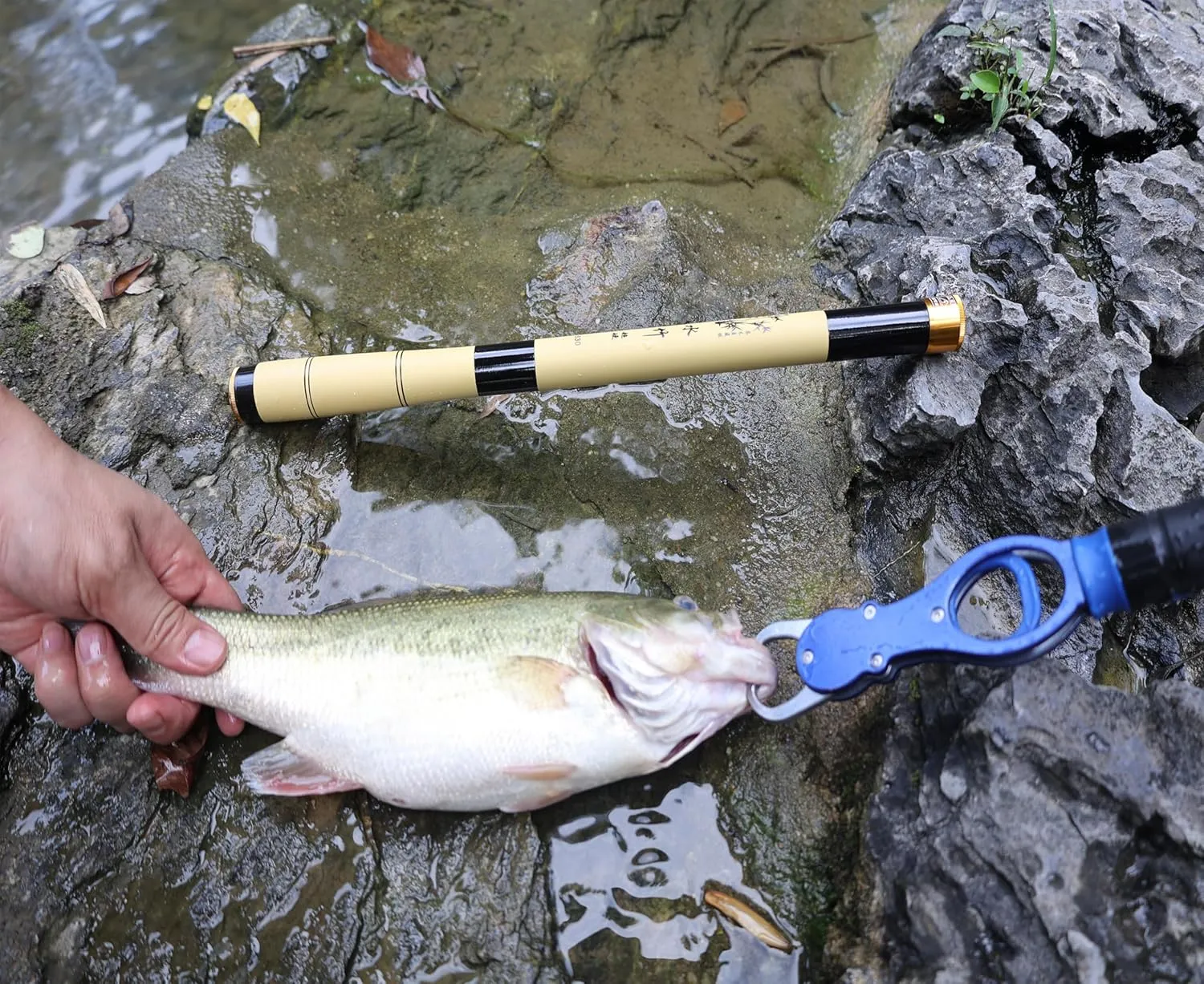 Hand Pole Carbon Fiber Telescopic Fishing Rod Portable Ultralight Fishing Tenkara Rod Collapsible Bass Crappie Full Kit Fishing Pole All Waters Bamboo Fishing Pole