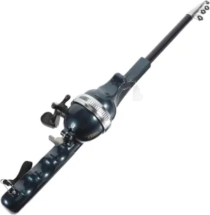 Happyyami Ergonomic Handle Fishing Rod Telescopic Pole Epoxy Resin Collapsible Mini Reel Lure