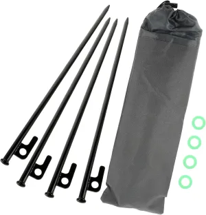 Happyyami Pc Set Windproof Canopy Floor Nails Heavy Duty Tent Stakes Ring for Outdoor Camping