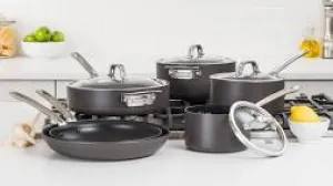 Hard Anodized Nonstick 10pc Cookware Set