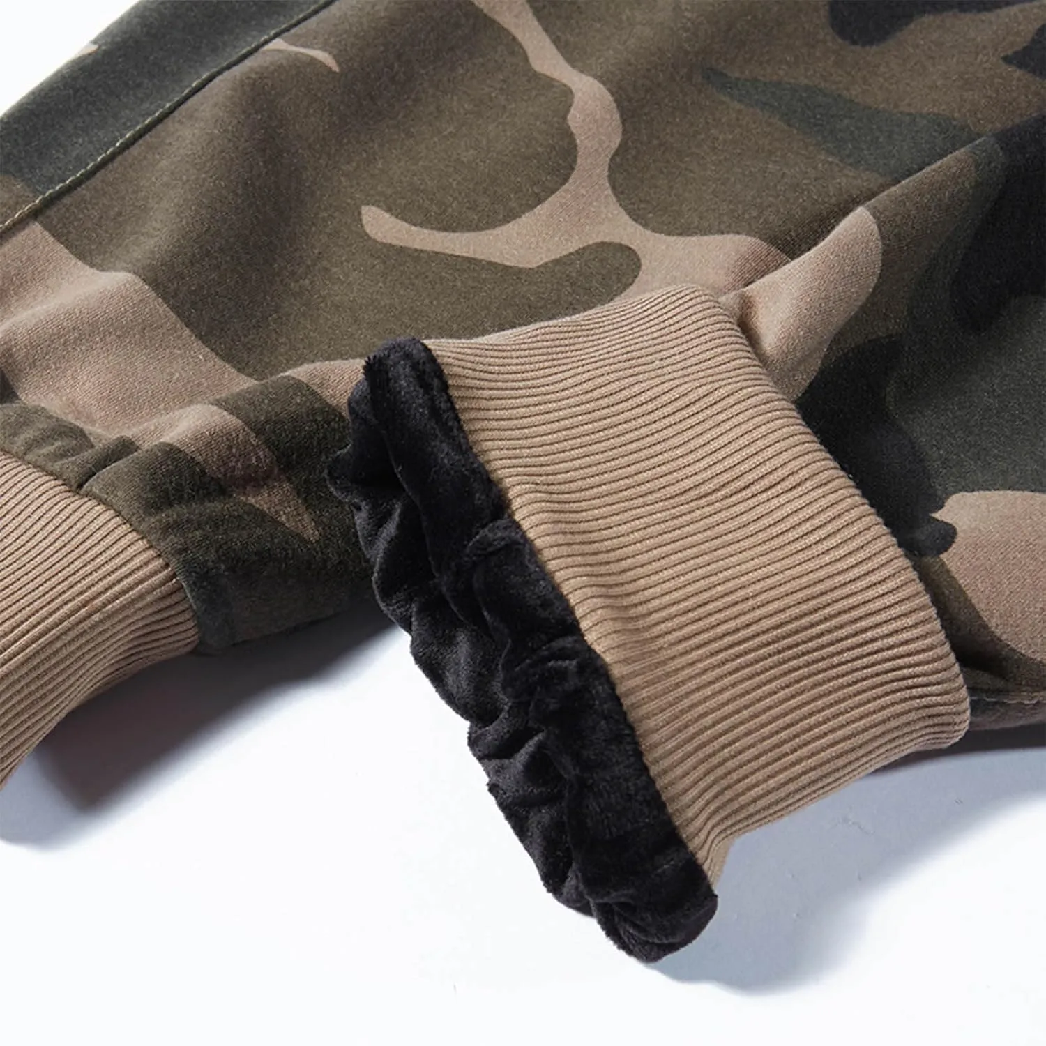 Heated Pants for Men Work Rechargeable Heating Pant Hunting Winter Snow Sweatpants Heated Clothes Fleece Insulated Camo