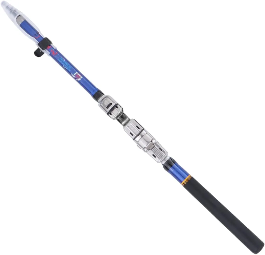 HEMOTON Lightweight 500g Capacity Telescopic Fishing Rod Travel-Friendly Portable Pole Collapsible Sea Fishing Pole Soft-Tailed Fish Wheel