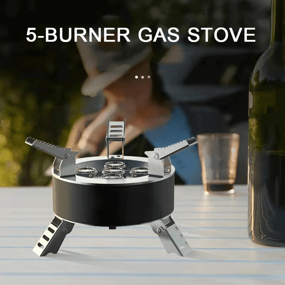 High-Efficiency Mini Camping Stove - Portable Outdoor Cooker