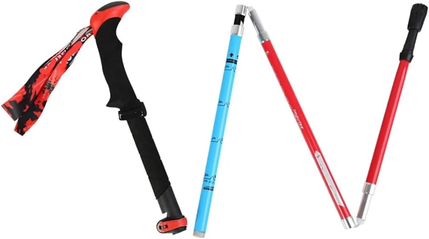 Hiking Trekking Poles Hiking Poles Strong Lightweight Walking Sticks Carbon Fiber Trekking Poles for Camping Hiking Sticks for Trekking