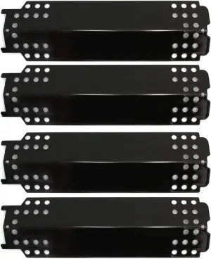 Hongso 14 7/8 x 4 1/4 Inch Porcelain Heat Plate Shields Replacement Parts for Charbroil Classic 4 Burner 463436215 463436214 463439915 463439914 463436213, Master Forge GD4825 GD4833 Gas Grill Models