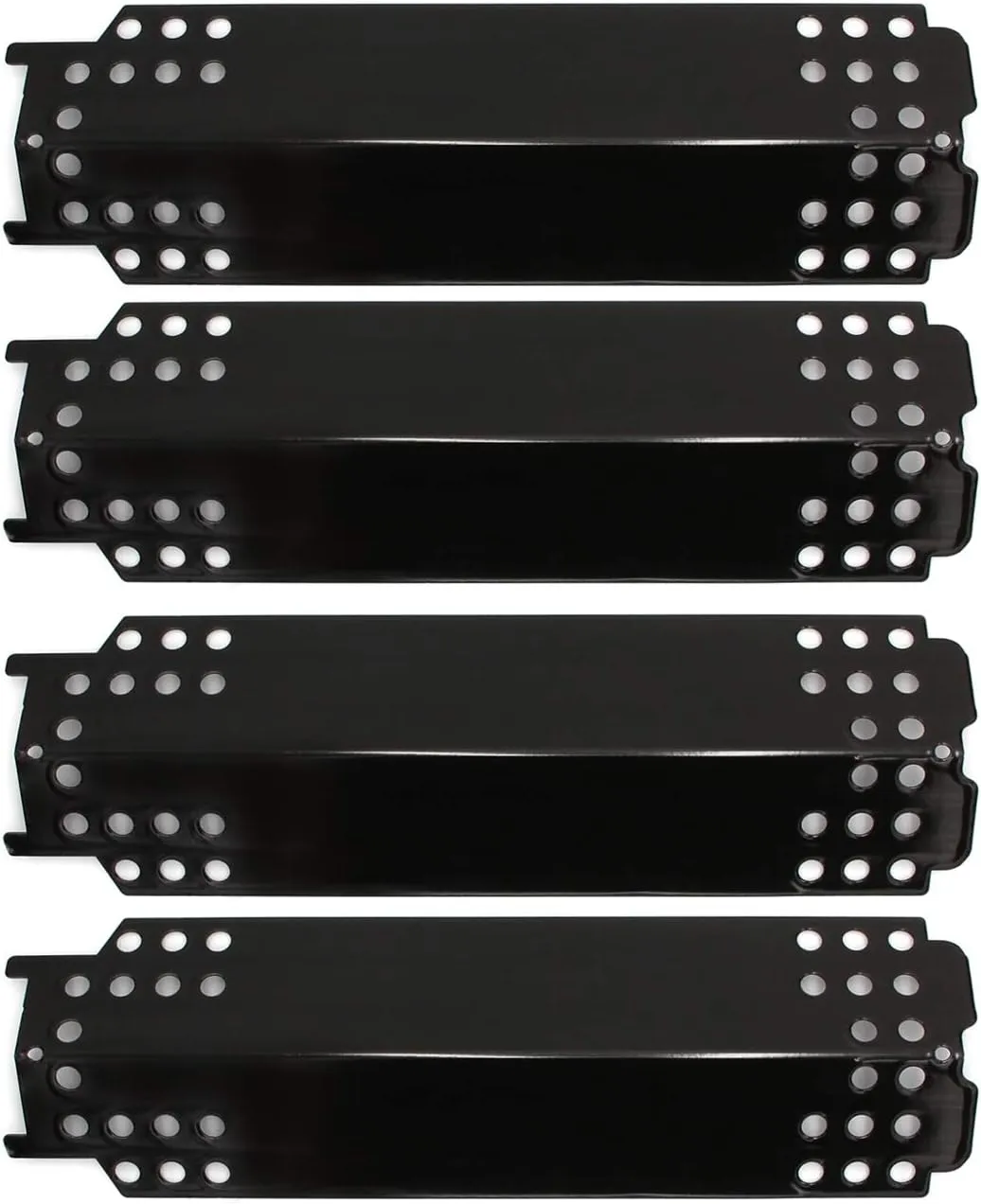 Hongso 14 7/8 x 4 1/4 Inch Porcelain Heat Plate Shields Replacement Parts for Charbroil Classic 4 Burner 463436215 463436214 463439915 463439914 463436213, Master Forge GD4825 GD4833 Gas Grill Models