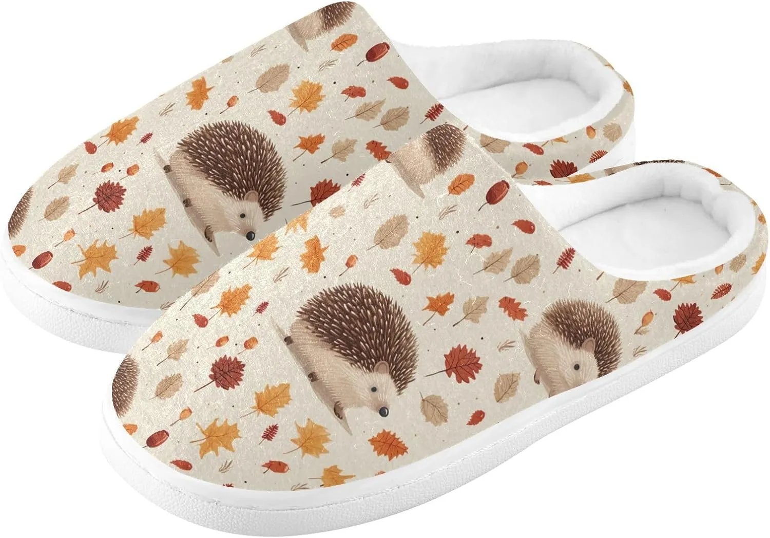 House Fuzzy Slippers Halloween Skull Unicorn Anti-Slip Warm Shoes for Womens & Men 20848736