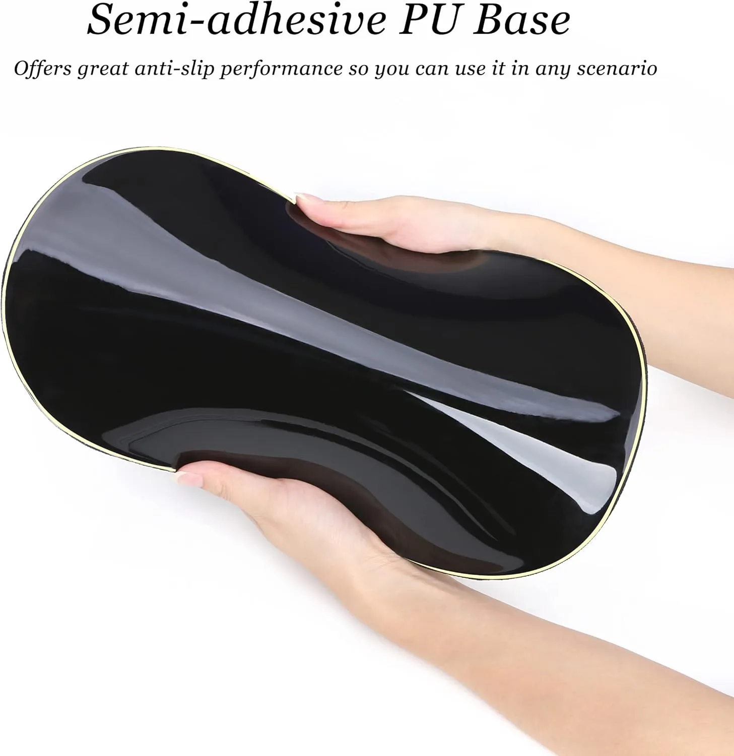 hueilm Ergonomic Mouse Pad Wrist Support,Pain Relief Mouse Pad with Wrist Rest,Entire Memory Foam Mouse Pad with Non-Slip PU Base,Comfortable Mousepad Perfect for Office & Home, 1PCS（Geometry）
