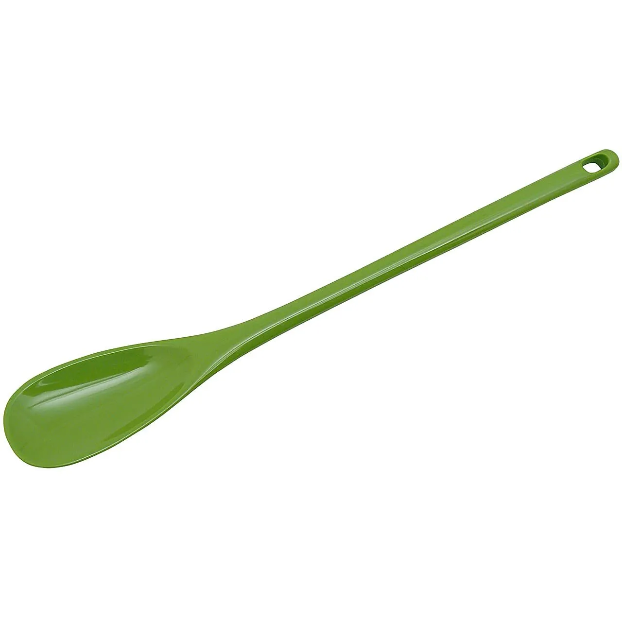 Hutzler 6-piece Melamine Cooking Utensils Set, Includes a 12-inch Long Slotted Spoon, Solid Spoon, Mixing Spoon, Slotted Turner, Soup Ladle, and Storage Crock