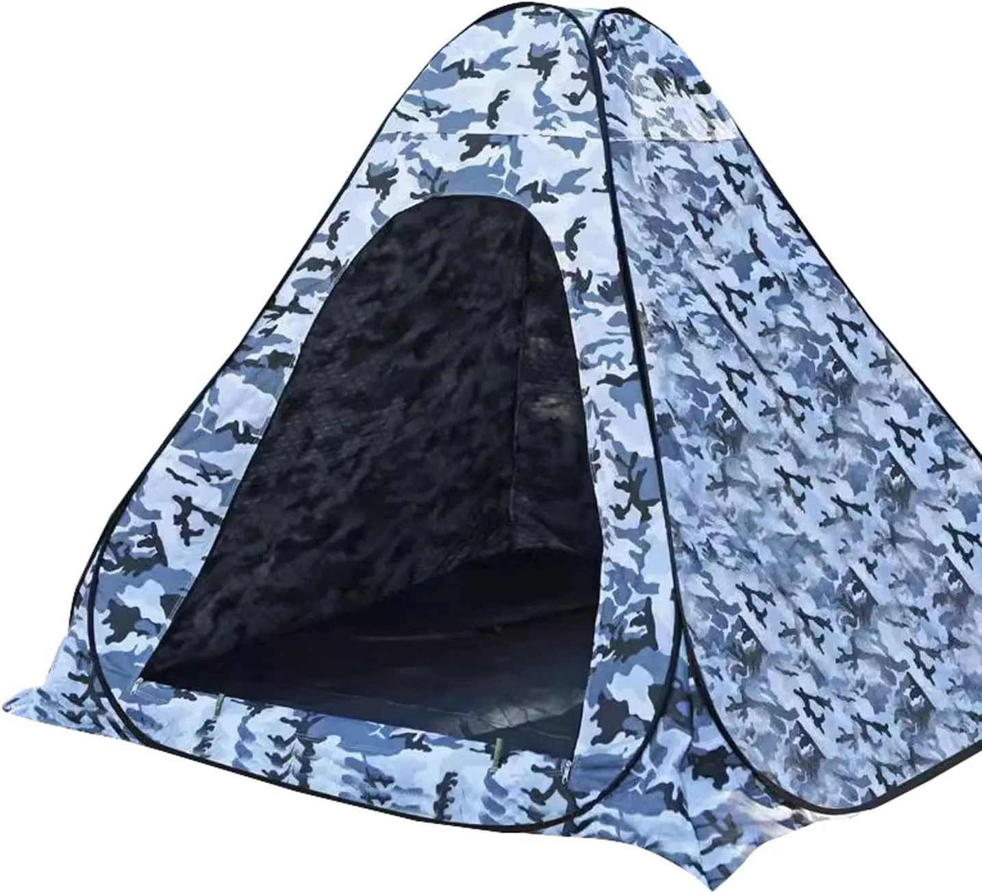 ice Fishing Tent ice Fishing shelter Insulated Portable Cotton-Proof Ice Fishing Tent, Winter Camping Equipment(Color:1.3m)
