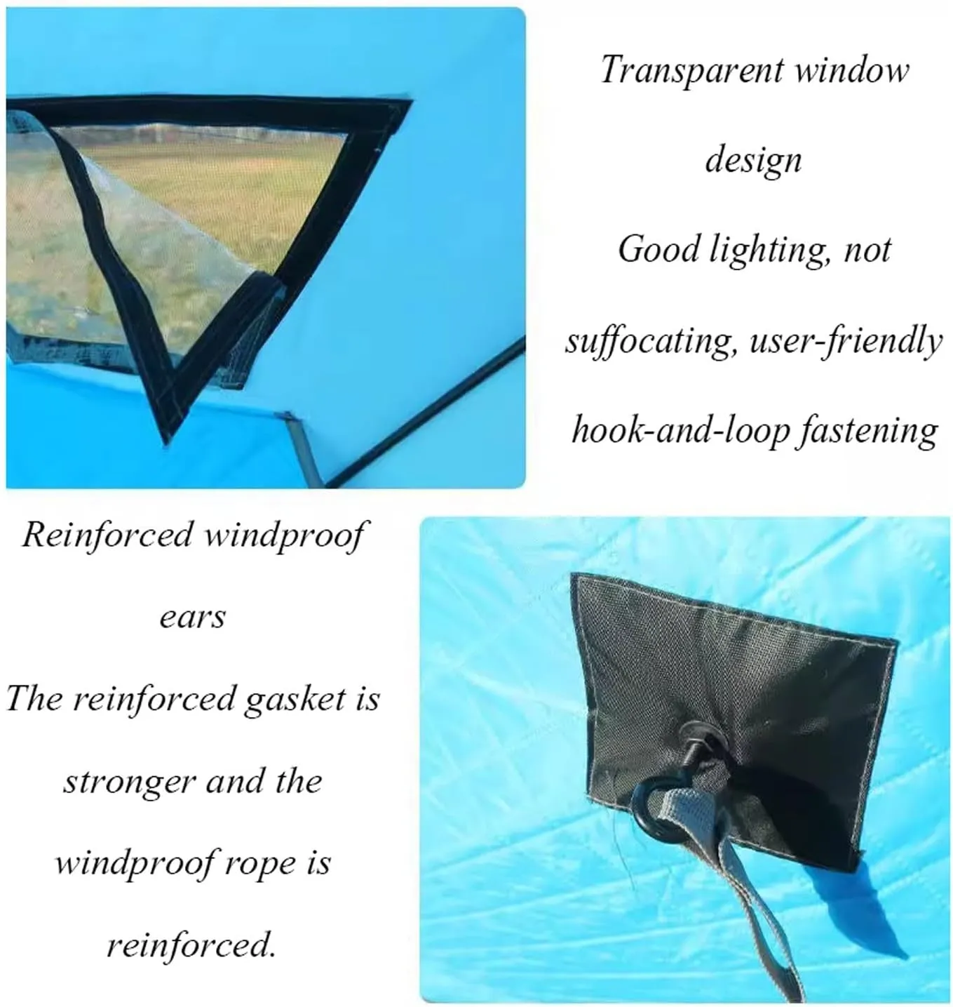 ice Fishing Tent Insulated ice Fishing Tent Winter Outdoor Camping Equipment, Windproof and Warm Ice Fishing Tent