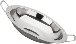 Induction Cooker Pan Large Stock Pot Lid Hotel Dry Pot Stainless Steel Fry Pan