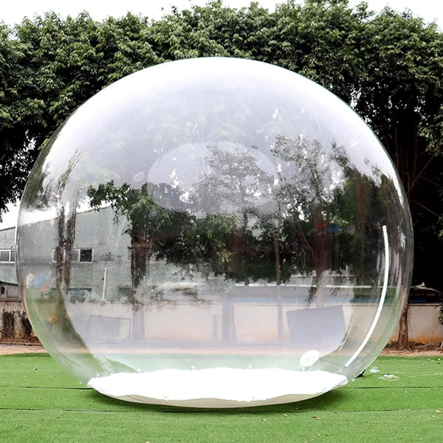 Inflatable Bubble Camping Tent, Outdoor Rainproof Transparent Dome Bubble House, Family Stargazing Outdoor Camping Bubble Tent,110v-8ft