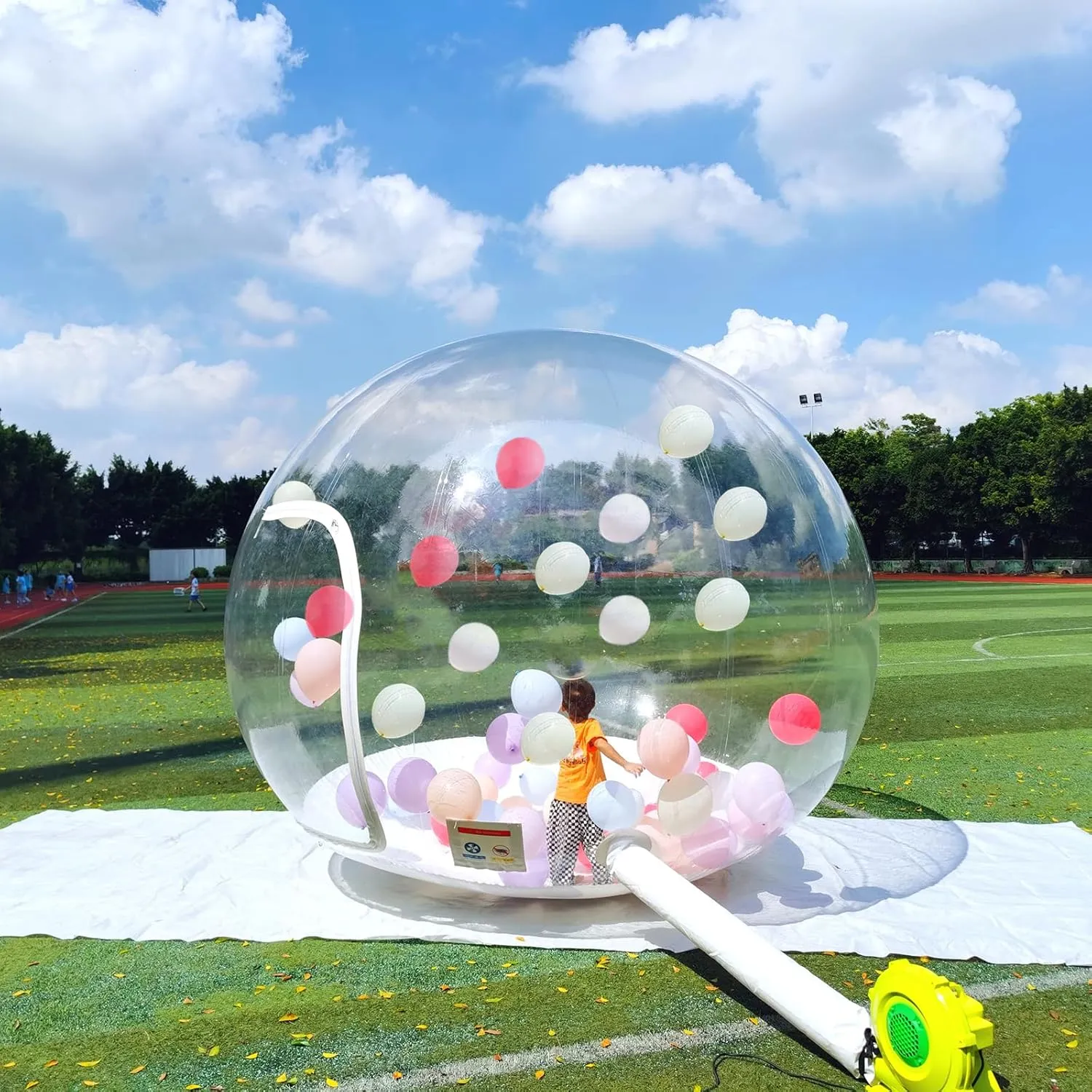 Inflatable Bubble Tent, Transparent Bubble House Tent with Blower - Outdoor Camping Tent for Family Backyard Party Stargazing