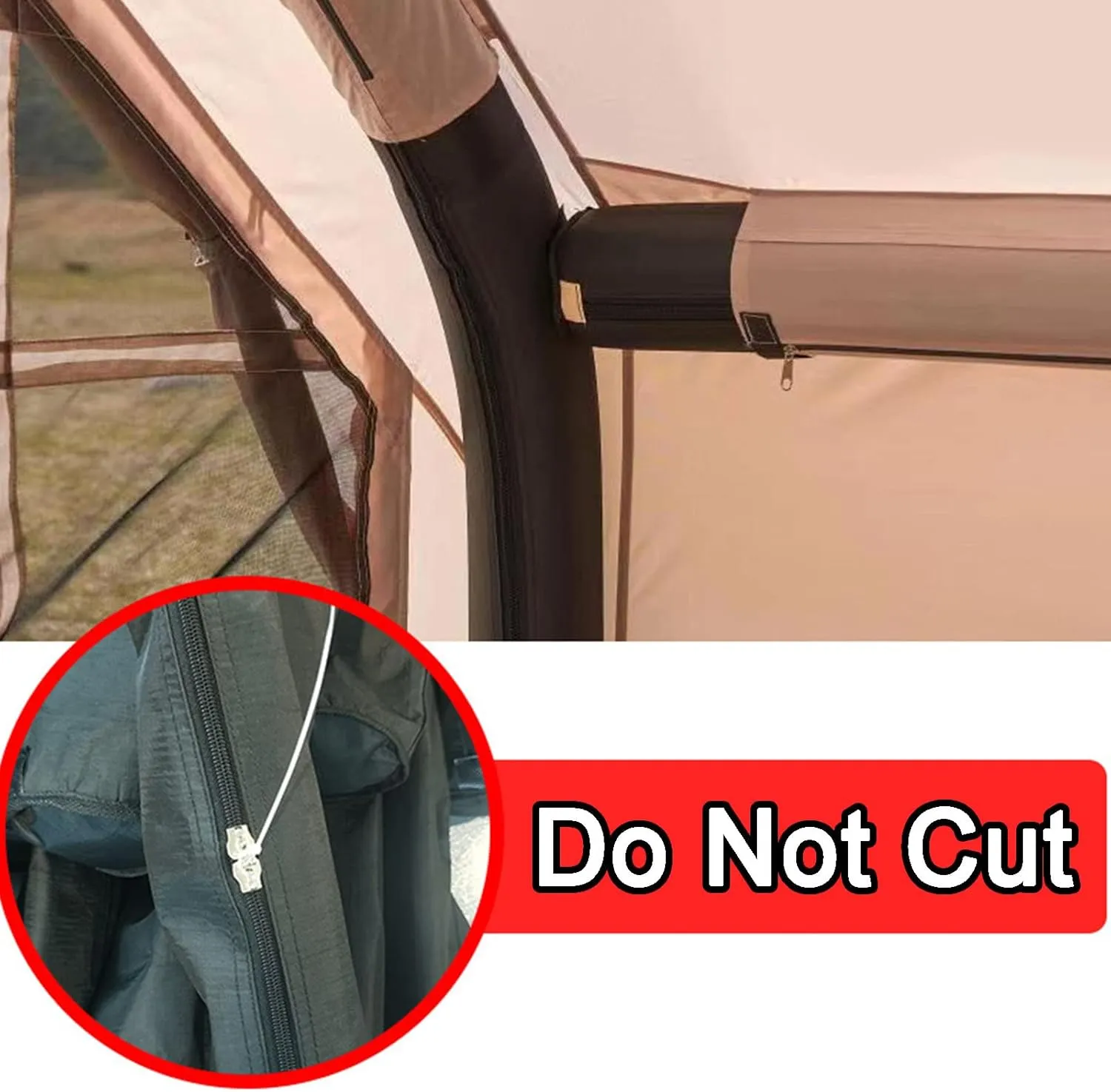 Inflatable Camping Tent with Pump,Large Outdoor Yurt Tents for Camping Waterproof Easy Setup - Canvas Hot Tents 4-8 Person Air Blow Up Tent Cabin - 4 Season Family Camping Tents