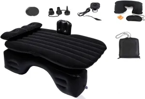 Inflatable Car Air Mattress Back Seat Bed,Portable Car Travel Sleeping Camping Air Mattress Blow Up Bed for Car Universal SUV