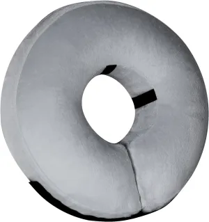 Inflatable Dog Cone Collar-Soft Protective Cone for Dogs After Surgery,Dog Donut Collar for Large Medium Small Dogs and Cats (Grey,Large)