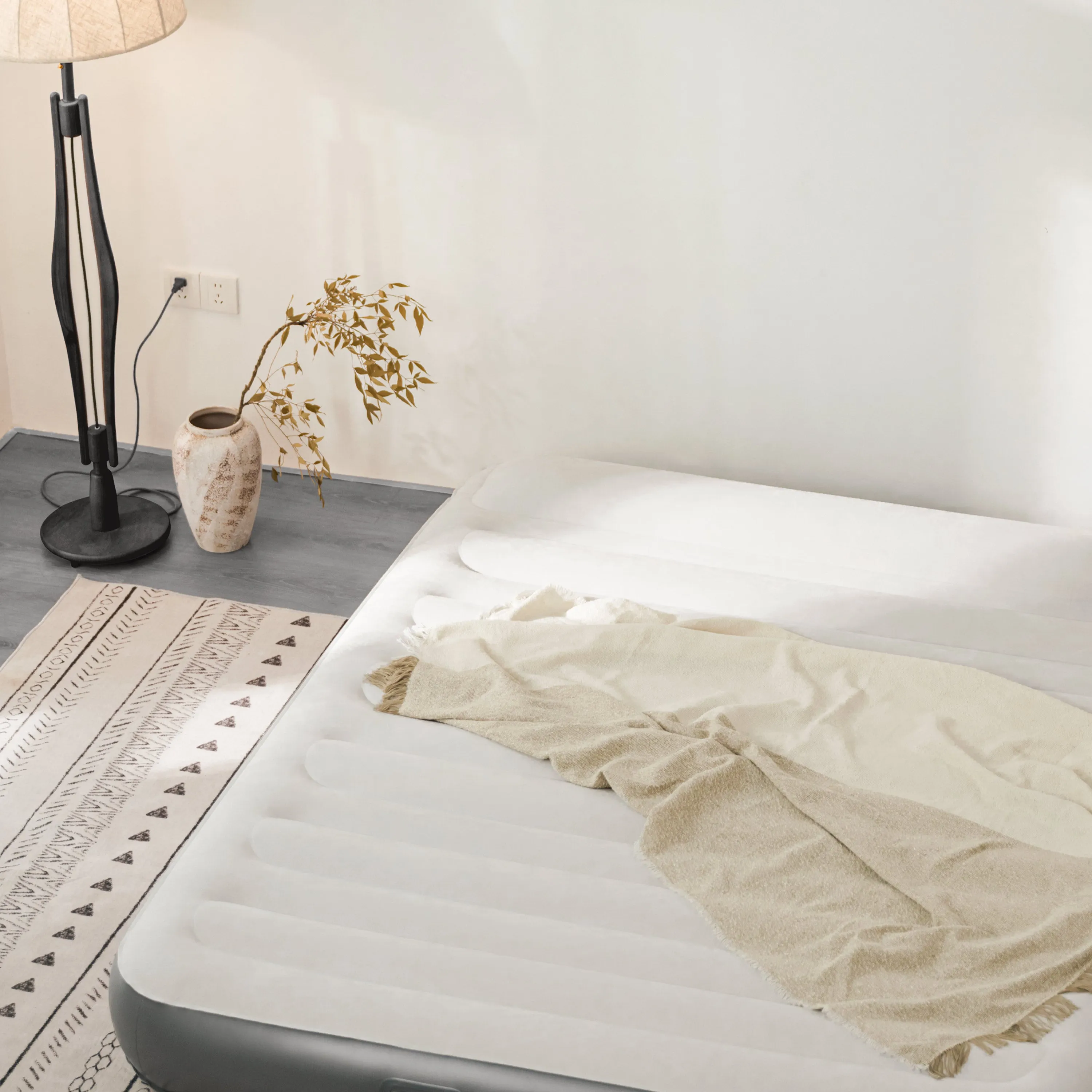 Inflatable Pillow Built-In Bargain Naturehike Student discount Bed Chenjing Grey Pump With