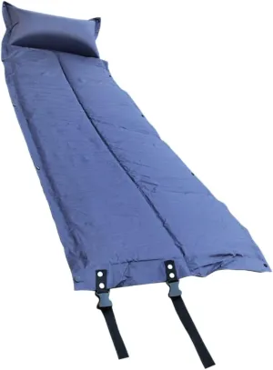 Inflatable Portable Sleeping Mat Wear Resistant Camping Pad with Ergonomic Design for Outdoor Activities for Travel Backpacking Hiking and Picnics