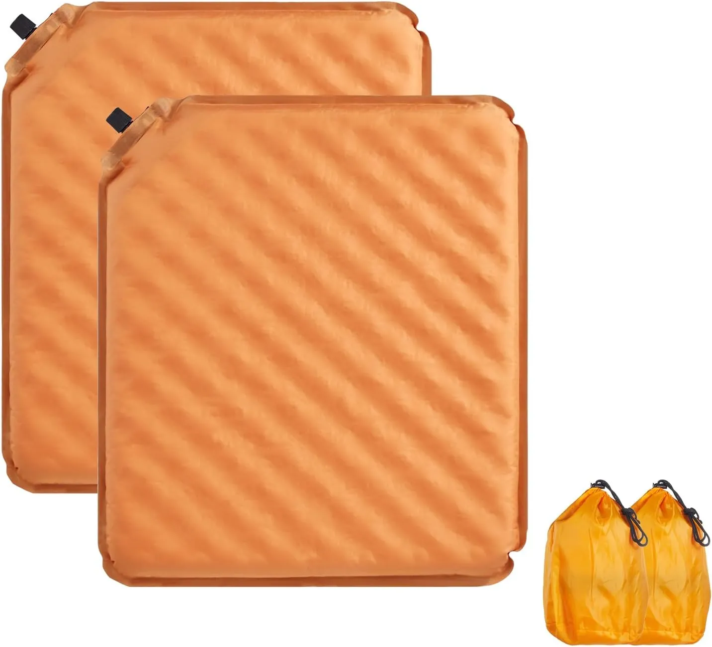 Inflatable Seat Cushion, Portable Airplane Stadium Bleacher Sitting Pad, Lightweight Self-Inflatable Moisture and Water Resistant Camping Chair Mat for Office Car Outdoor