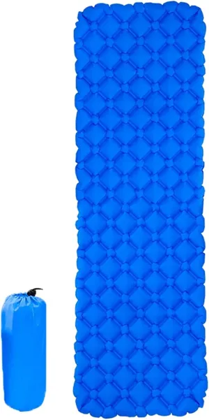 Inflatable Sleeping Mattress Camping Mat Inflatable Mattresses Camp Air Mattress Outdoor Mat 5 Colors Tent Mat Ultralight Sleeping Pad Hiking Folding Bed, Camping Sleeping Mat