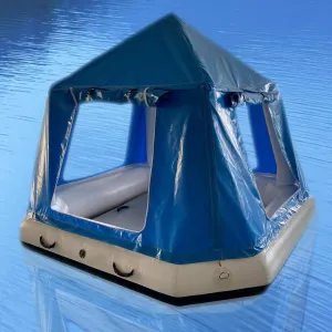 Inflatable Tents for Outdoor Lake Camping Floating Lounge Easy Setup Blow Up Tent Waterproof Windproof
