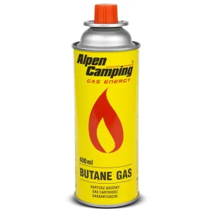 INKO-TIME IK004 Butane Gas cartridge 400 ml Camping Certificate Caravan Portable Cooking Stoves Safe