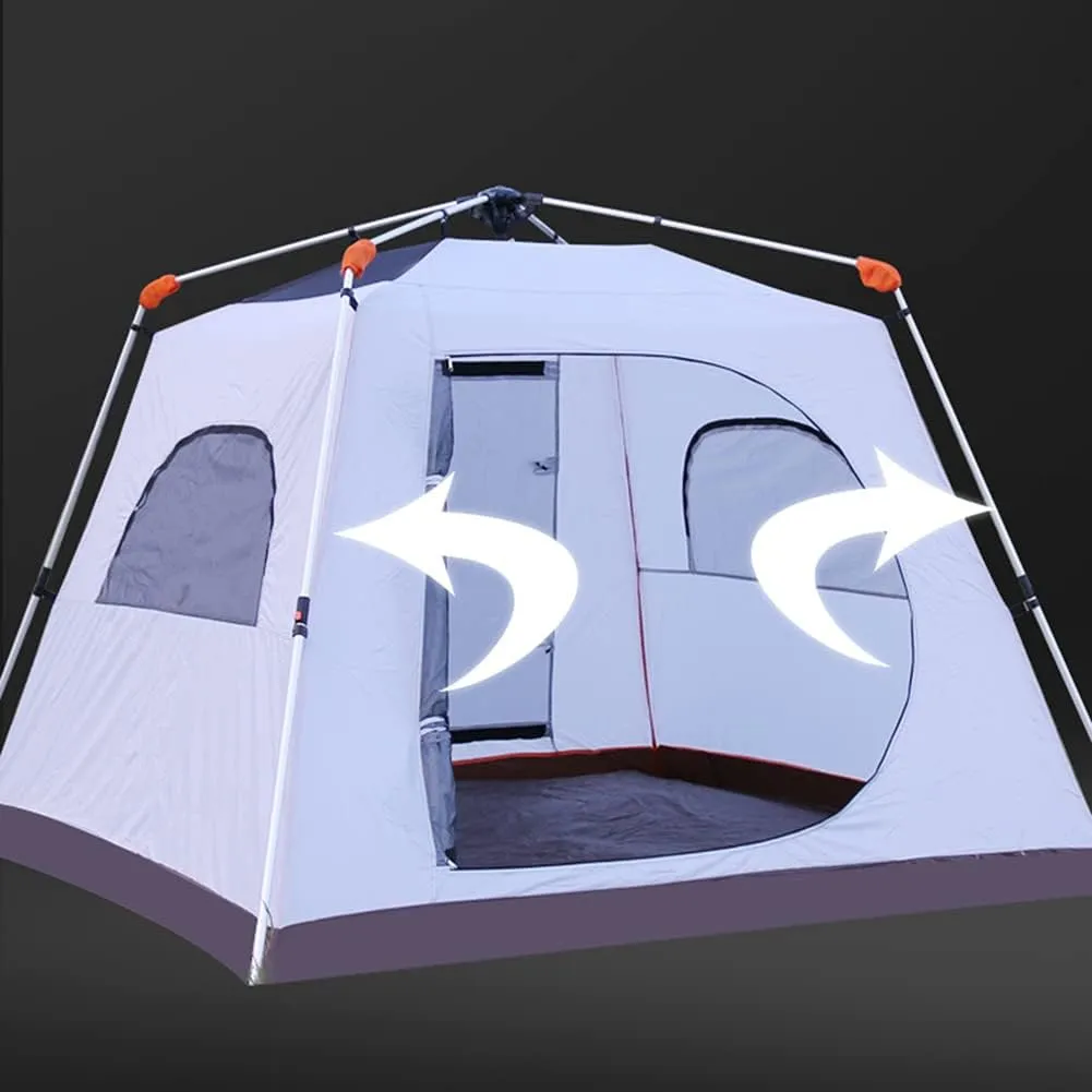 Instant Automatic Pop Up Camping Tent Easy Set Up Family Tent Perfect for Beach, Outdoor, Traveling,Hiking,Camping, Hunting, Fishing, 240X240X190CM, Green