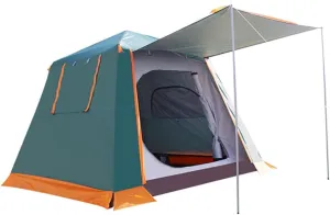 Instant Automatic Pop Up Camping Tent Easy Set Up Family Tent Perfect for Beach, Outdoor, Traveling,Hiking,Camping, Hunting, Fishing, 240X240X190CM, Green