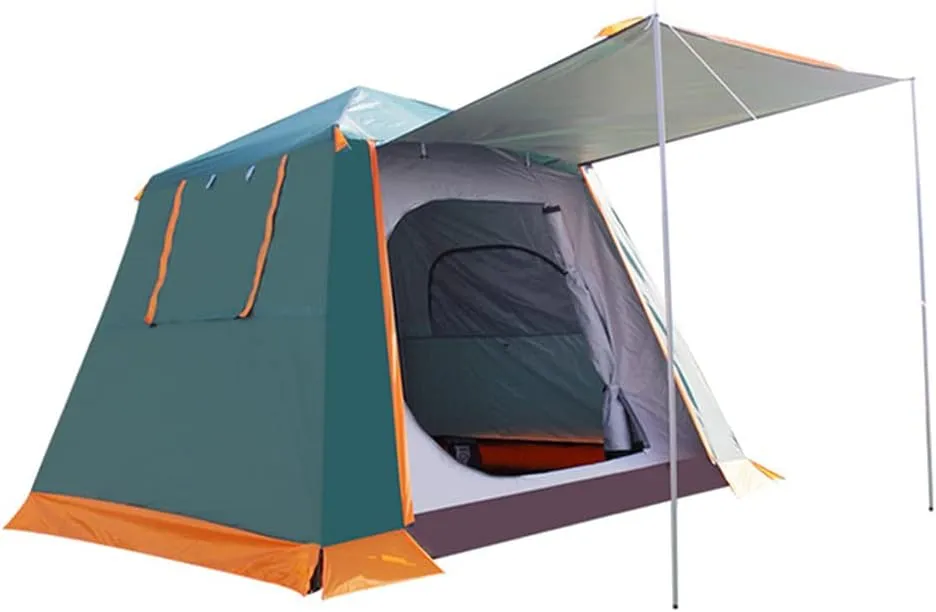 Instant Automatic Pop Up Camping Tent Easy Set Up Family Tent Perfect for Beach, Outdoor, Traveling,Hiking,Camping, Hunting, Fishing, 240X240X190CM, Green