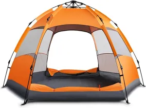 Instant Pop Up Tent Family Camping Tent 4-7 Person Portable Tent Automatic Tent Windproof for Camping Hiking Mountaineering