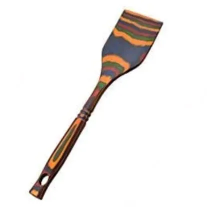 Island Bamboo 12" Pakka Wood Spatula Rainbow