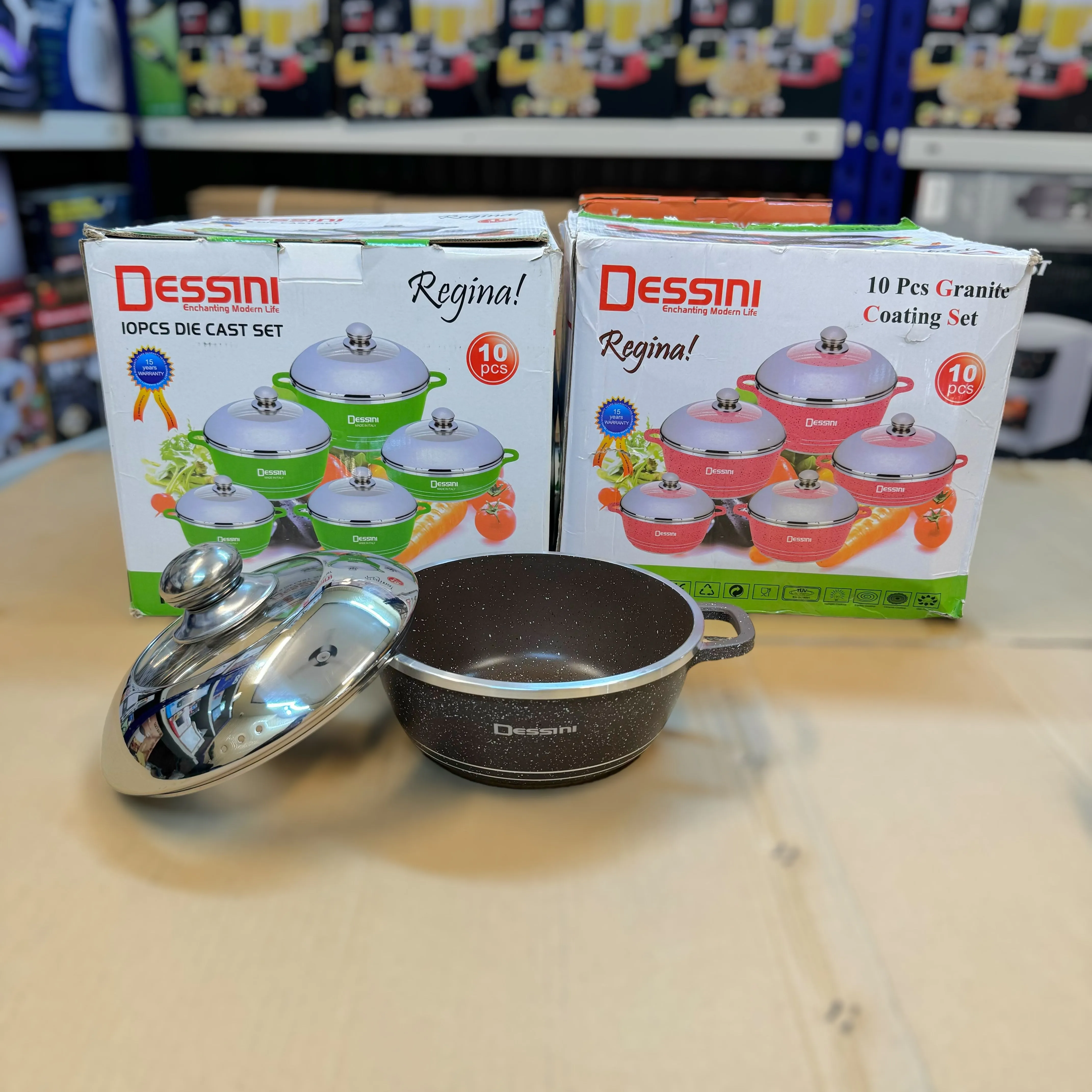 Italy lot Imported Dessini 10pcs Cookware Set
