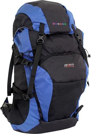 J World New York Multi Purpose Outdoor Sports Bag, Blue, 23 X 12 X 7 (H X W X D)