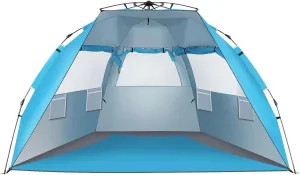 JHUS Portable Pop Up Beach Tent Sun Shade Shelter Outdoor Camping Fishing Canopy Tent Camping Accessories Camping Gear Beach Accessories Beach Tent Canopy Tent Sun Shade Beach Canopy Camping ess