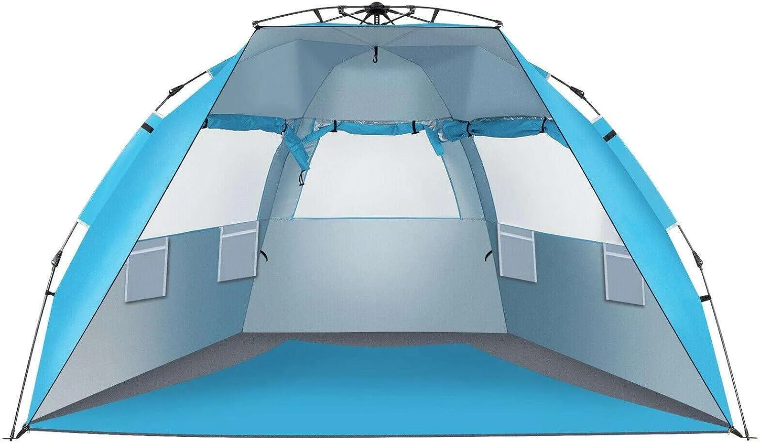 JHUS Portable Pop Up Beach Tent Sun Shade Shelter Outdoor Camping Fishing Canopy Tent Camping Accessories Camping Gear Beach Accessories Beach Tent Canopy Tent Sun Shade Beach Canopy Camping ess