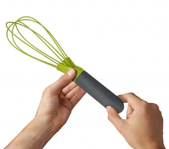 Joseph Joseph Twist Whisk Grey/Green - Silicone-coated steel wires