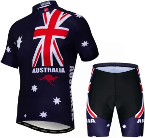 JPOJPO Cycling Jersey for Men Pro Team Bicycle Clothing MTB Bike Jerseys Shorts Set