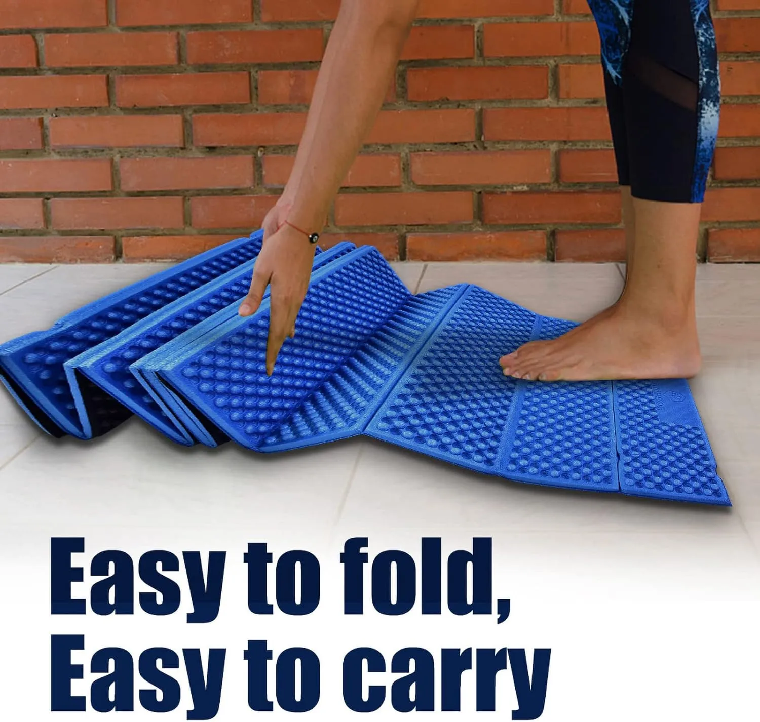 JUOPZKENN Outdoor Foam Camping Mat Folding Beach Tent Sleeping Pad Waterproof Mattress Foam Folding Pad Foam Sleeping Mats for Camping
